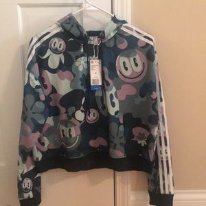 Adidas Cropped Hoodie-BRAND NEW WITH TAGS!